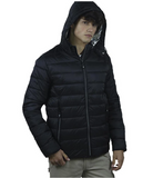 Campera metalizada hombre