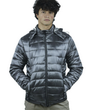 Campera metalizada hombre